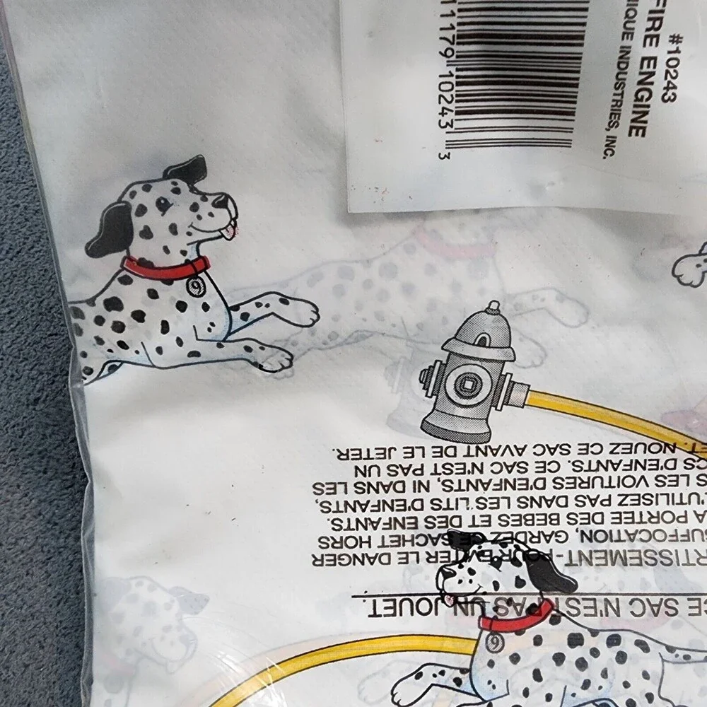 Fire Engine Dalmatian Plastic Table cover 54